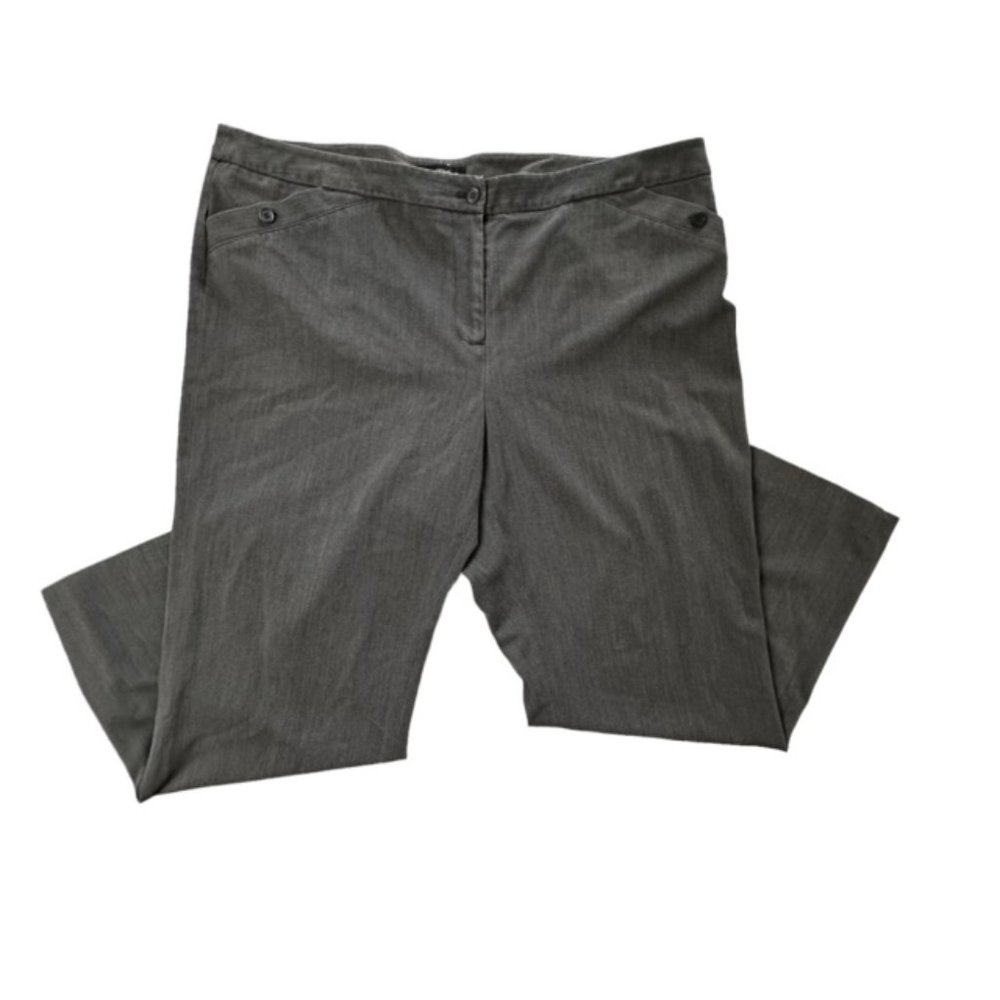 Lane Bryant Size 22 Regular‎ Gray Dress Pants